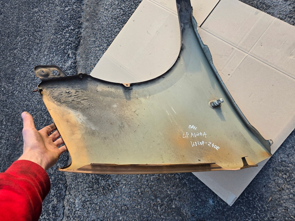 фото №8, Крыло передний левый opel agila a njoy цвет- z40e