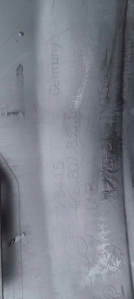 Накладка диффузор бампер задняя audi e-tron ge 2019 - 4ke807835c Киев