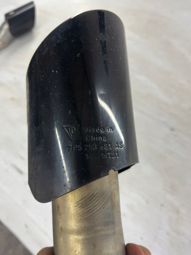 фото №10, Porsche cayenne ii 7p5 2010- наконечник глушителя правая левая 7p5253681ar