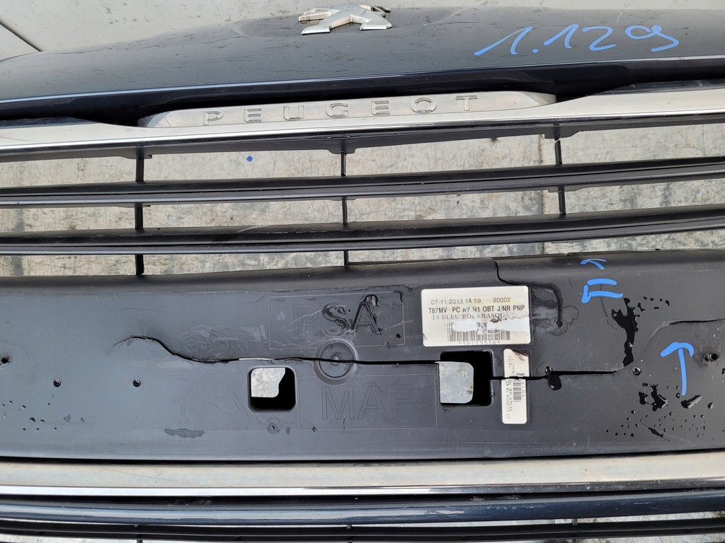 фото №7, Peugeot 5008 lift бампер перед передний