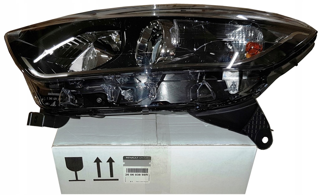 фото №1, Новий фара renault captur 13 лівий рамка хромована протитуманна фара 260603859r