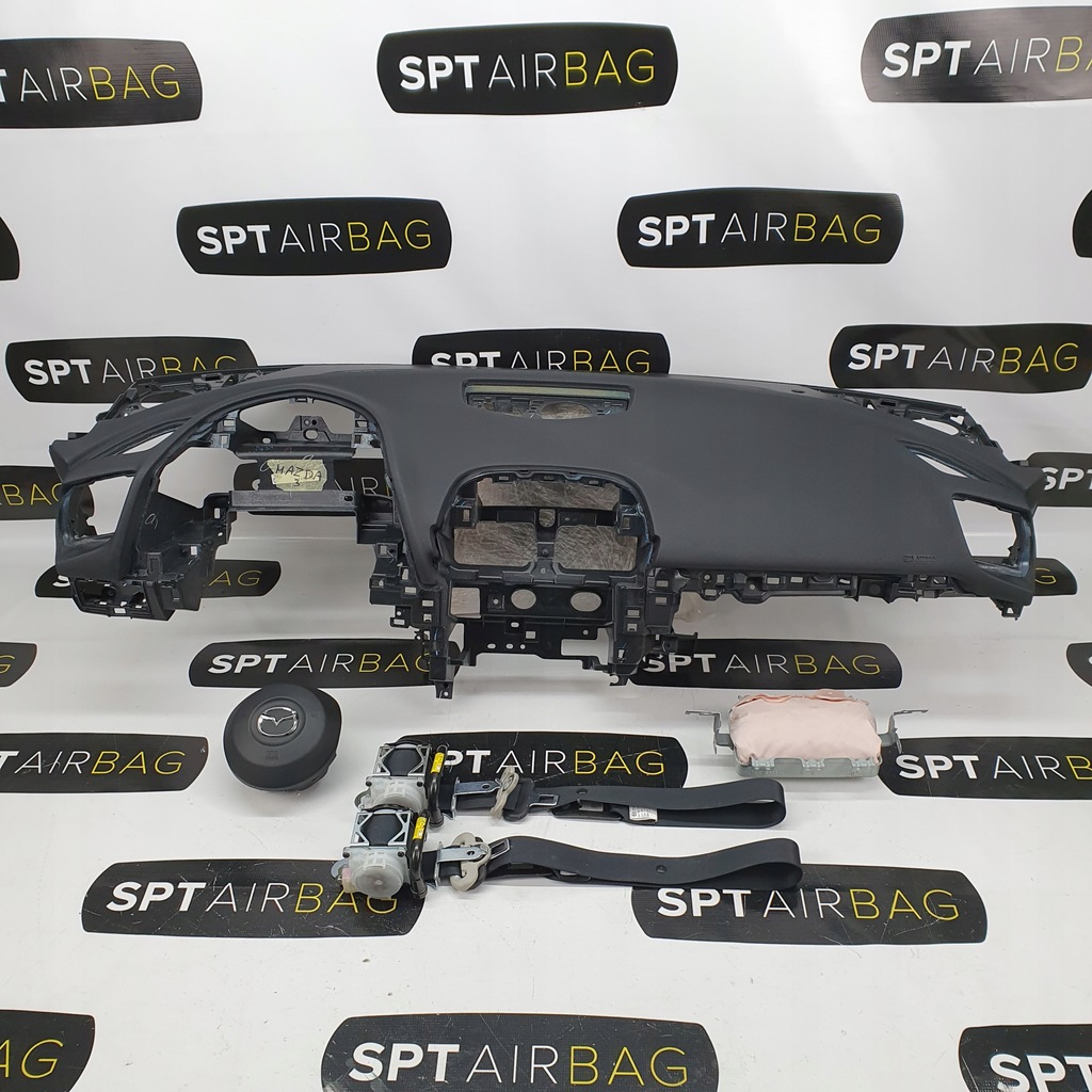 фото №1, Mazda 3 приборная панель консоль подушки безопасности ремни подушка безопасности