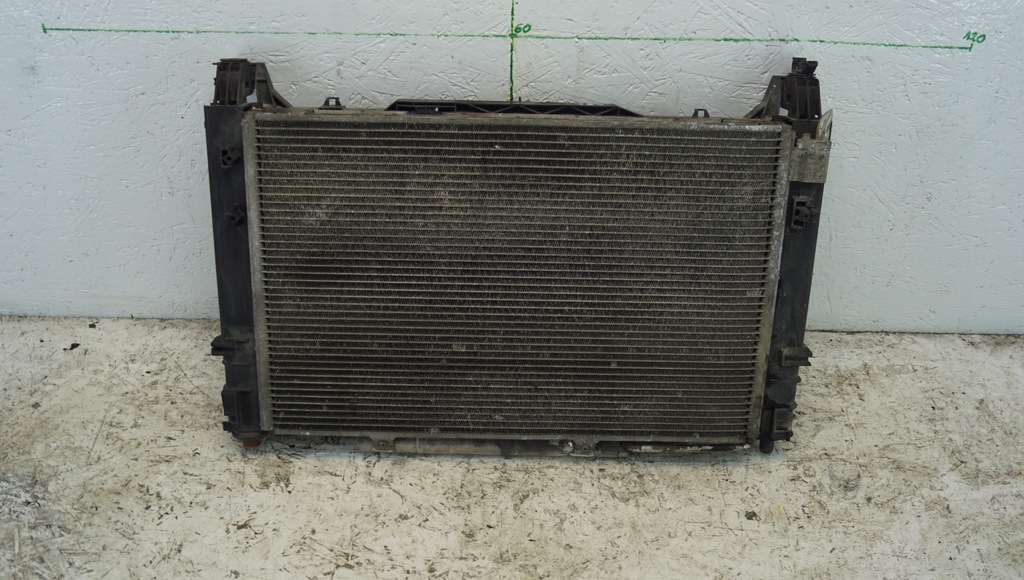 фото №9, Mercedes w169 a klasa комплект радиатор вентилятор