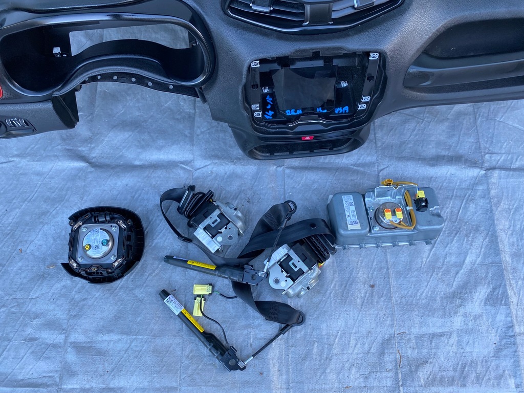 фото №7, Jeep renegade консоль подушки безпеки ремені натягувачі 2015-18r