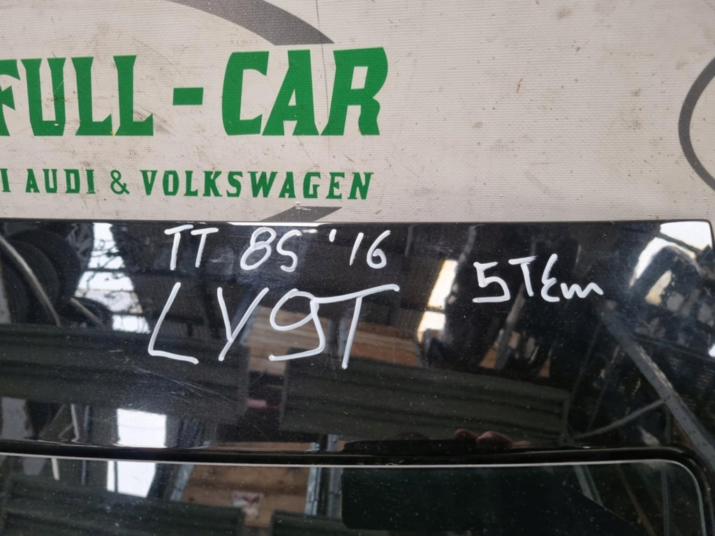 фото №9, Audi tt 8s 16r задняя крышка багажника замок засов coupe czarna niebieska ly9t