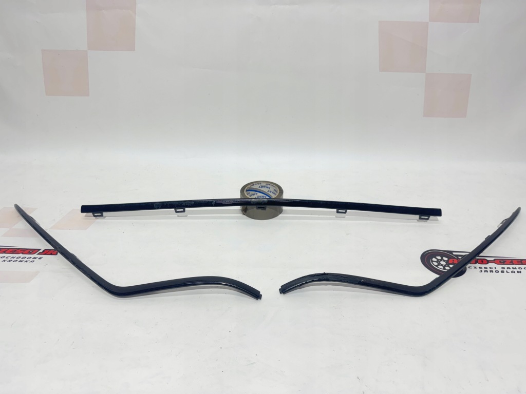 Купить Mercedes gle w167 комплект молдинг бампера перед чёрные