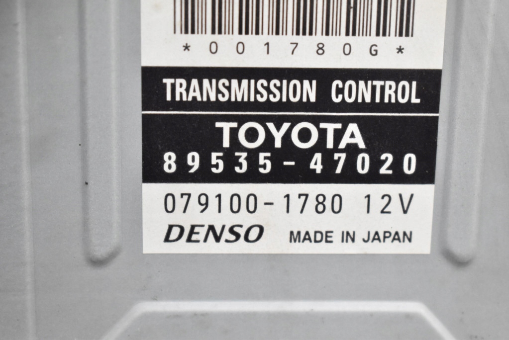 фото №7, Блок управления коробки 89535-47020 079100-1780 toyota prius xw20 1.5 vvti 78 km