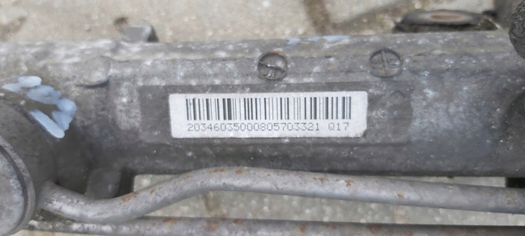 фото №9, Mercedes w203 3,0 w2034603500 трансмиссия рулевая рулевая рейка 2034603500