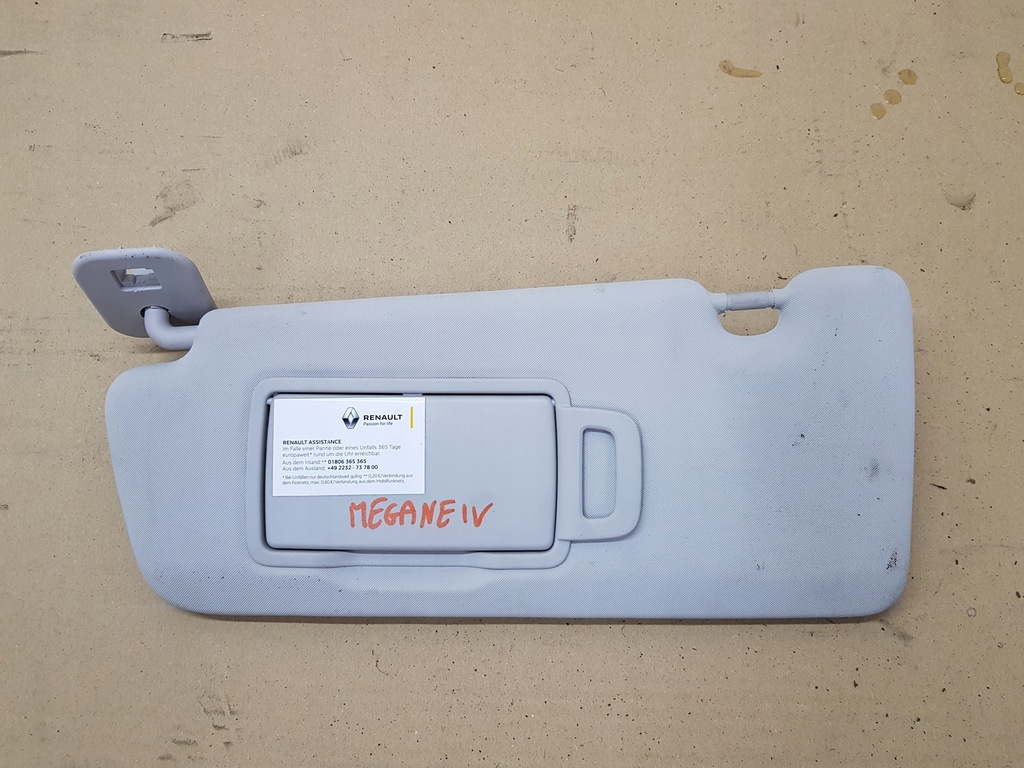 фото №1, Козырёк защита левая megane iv