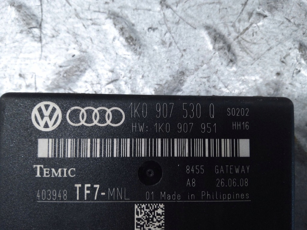 Модуль шлюз audi tt tts mk2 1k0907530q Оригинал