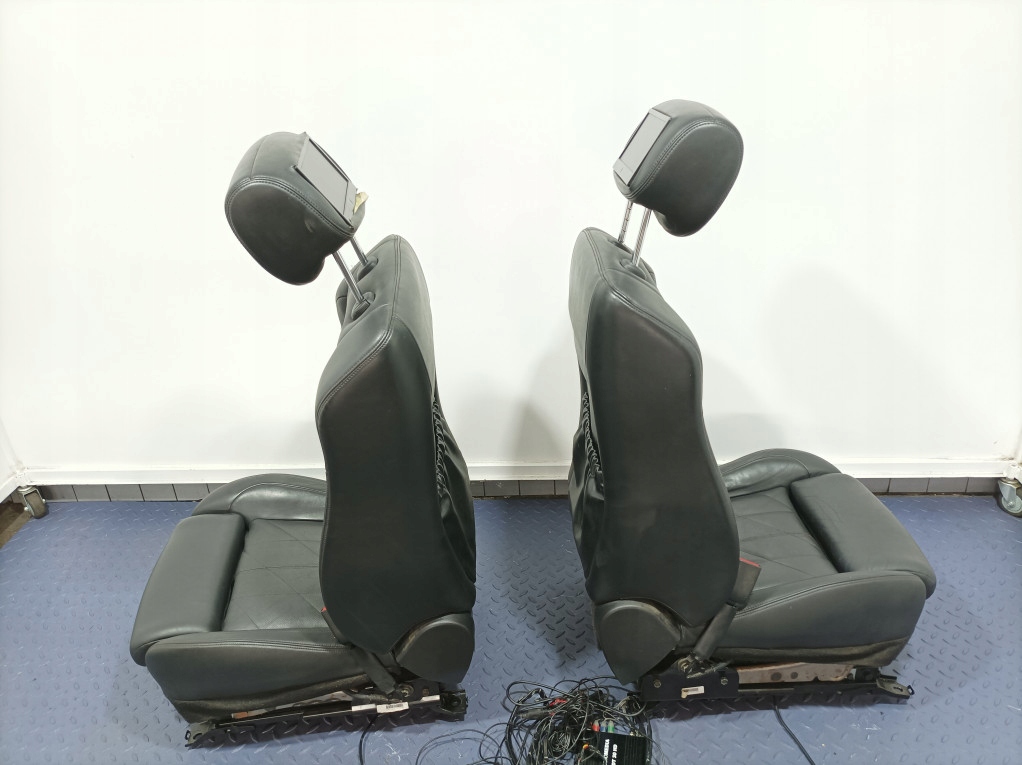 фото №12, Infiniti fx ii lift qx70 сидіння перед водія пасажира шкіра eu екран dvd