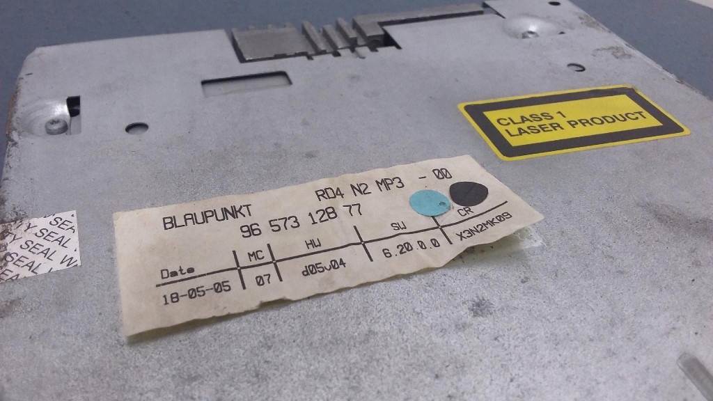 Citroen c5 2 радіо заводський навігація 7644066392 9657312877 Зі Шроту