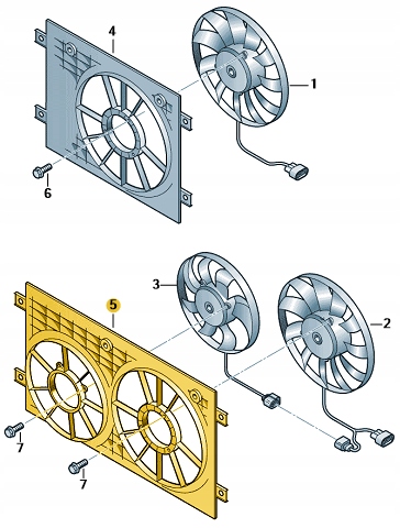 фото №9, Корпус вентилятора audi q7 16-