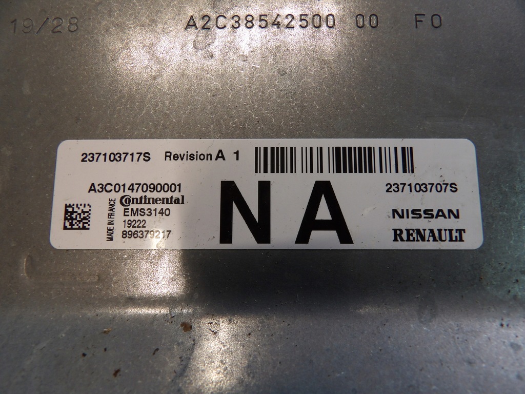 фото №2, Набір стартовий renault clio 1.0 tce 237103717s