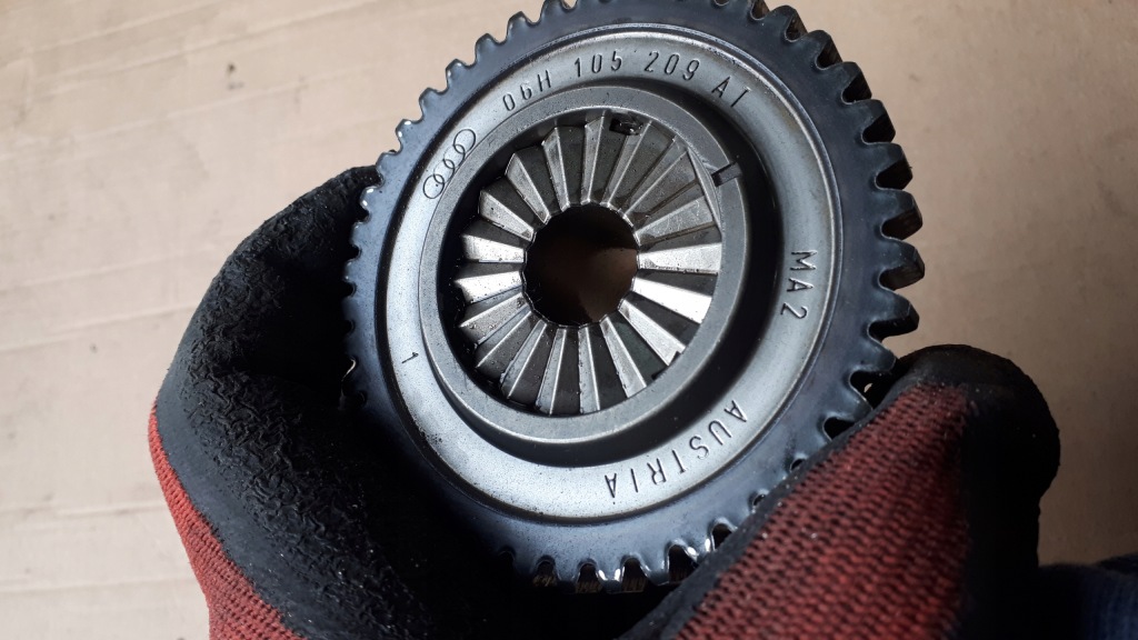 Audi оригинальный номер 06h105209at 215858 колесо vw распределительного вала оригинал. 2.0 fsi на вал korbowym в Украине