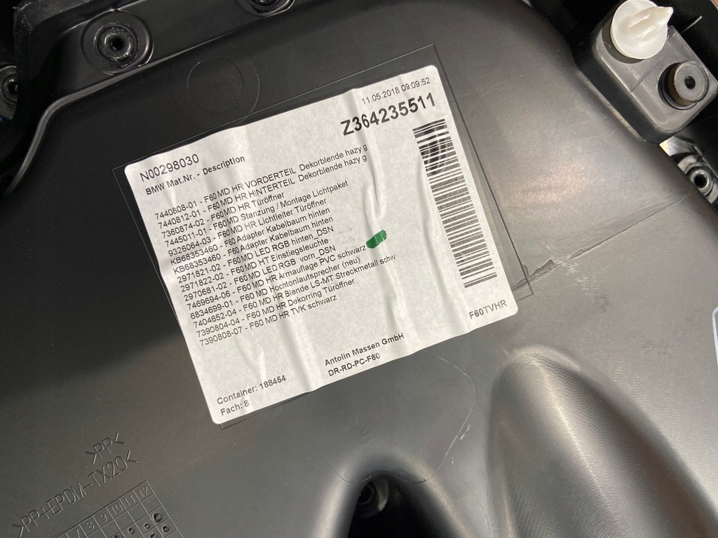 фото №5, Mini countryman f60 обшивка обивка дверь