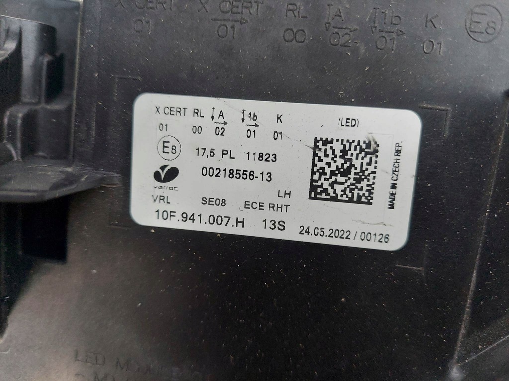 фото №11, Cupra born лампа ліва перед передня full led