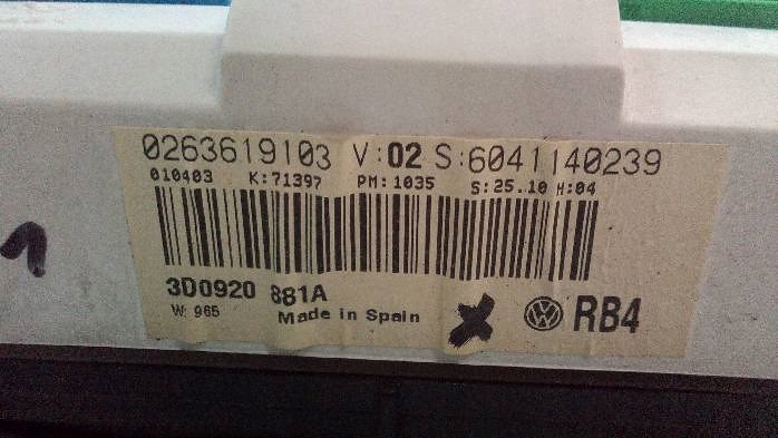 фото №6, Лічильник 4x4 vw phaeton 5,0tdi v10 3d0920881a