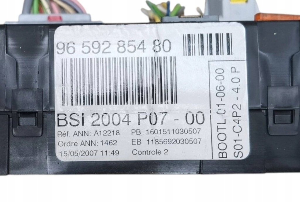 фото №6, Модуль bsi peugeot expert 2 2007 9659285480