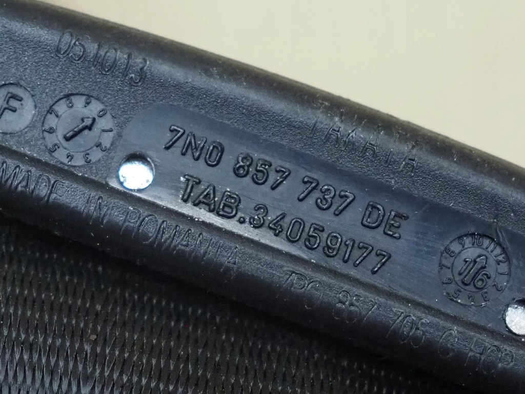 фото №16, Ремни pas подушка безопасности audi a3 vw sharan 7n0857737de