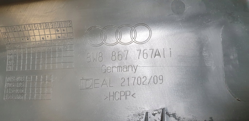 фото №9, Обшивка защита левая нижняя audi a5 8w8 sportback