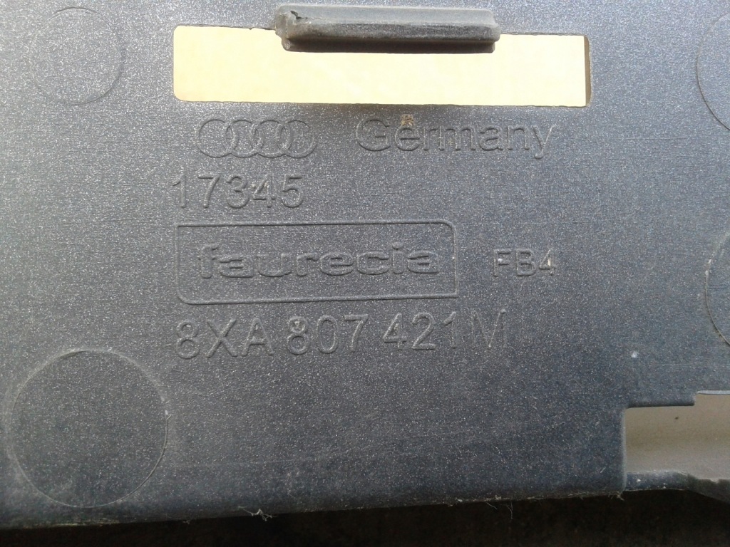 Молдинг спойлер накладка бампера задний  audi a1 s1 рестайлинг  14-18 8xa 8xa807421m в Украине