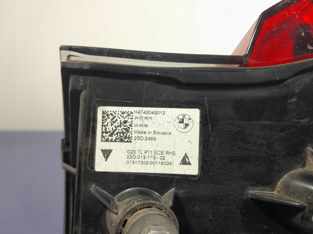 Bmw 3 g20 sedan лампа задній задня права w крила led 7420450 Зі Шроту