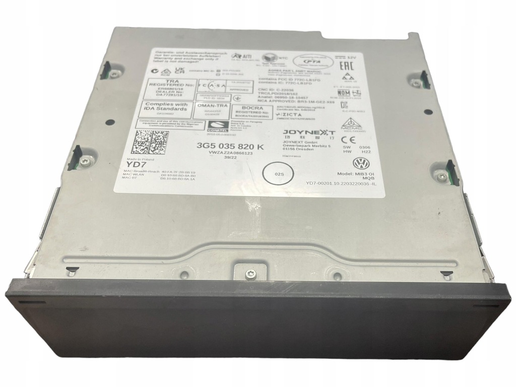 фото №1, Vw t-cross радиопроигрыватель cd dvd gps 3g5035820k