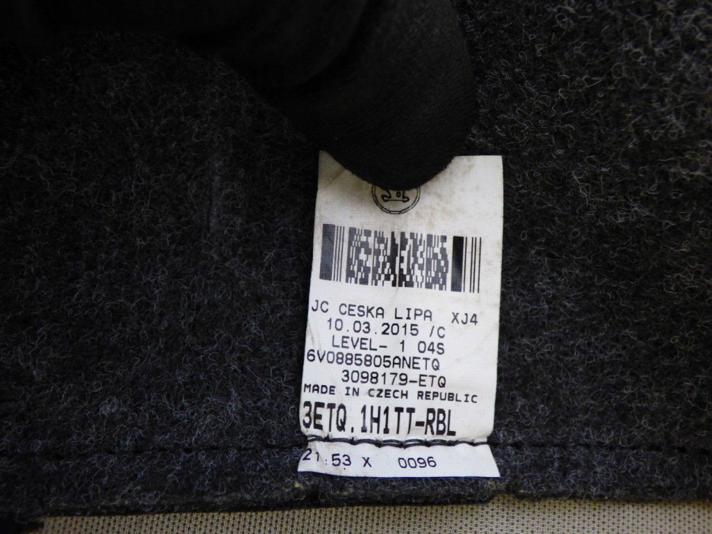 фото №6, Спинка сиденье материал пена задняя skoda fabia iii