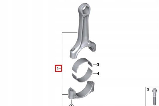 фото №9, Bmw 1 f20 коленвал шатун rod 11248570833 8570833