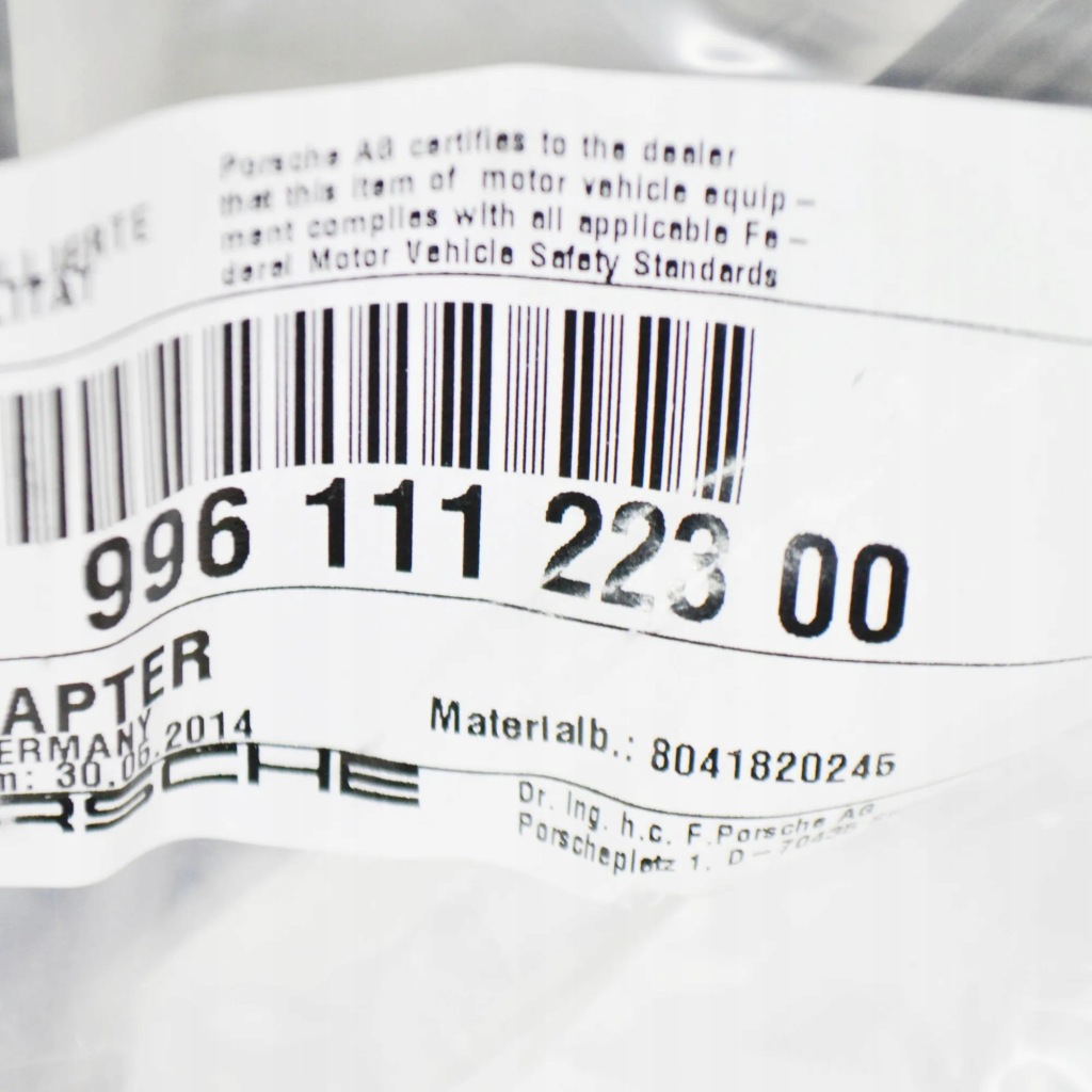 Porsche boxster 986 адаптер кронштейн глушителя 99611122300 оригинальный Недорого