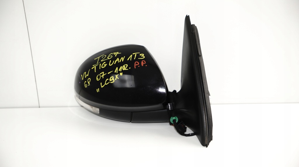 фото №7, Зеркало правое vw tiguan 07-10r 6pin lc9x