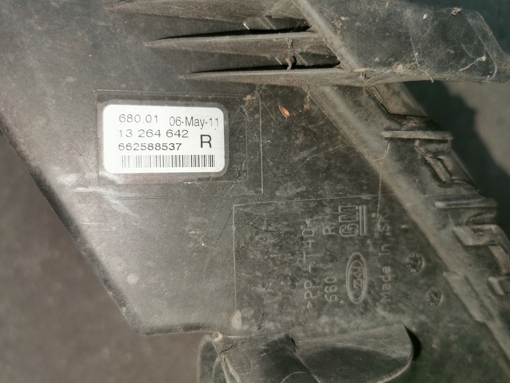 фото №3, Протитуманна фара правий opel astra iv j hb org