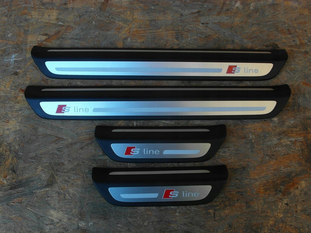 фото №10, Audi q3 8u lift накладки накладки пороговые s-line kpl