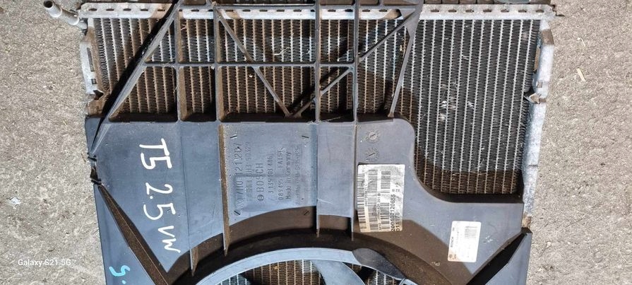 фото №4, Vw t5 transporter радиатор вентилятор