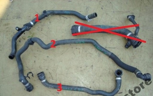 Купити Bmw 1 e87 рестайлінг  1.6 d труба патрубок радіатора води