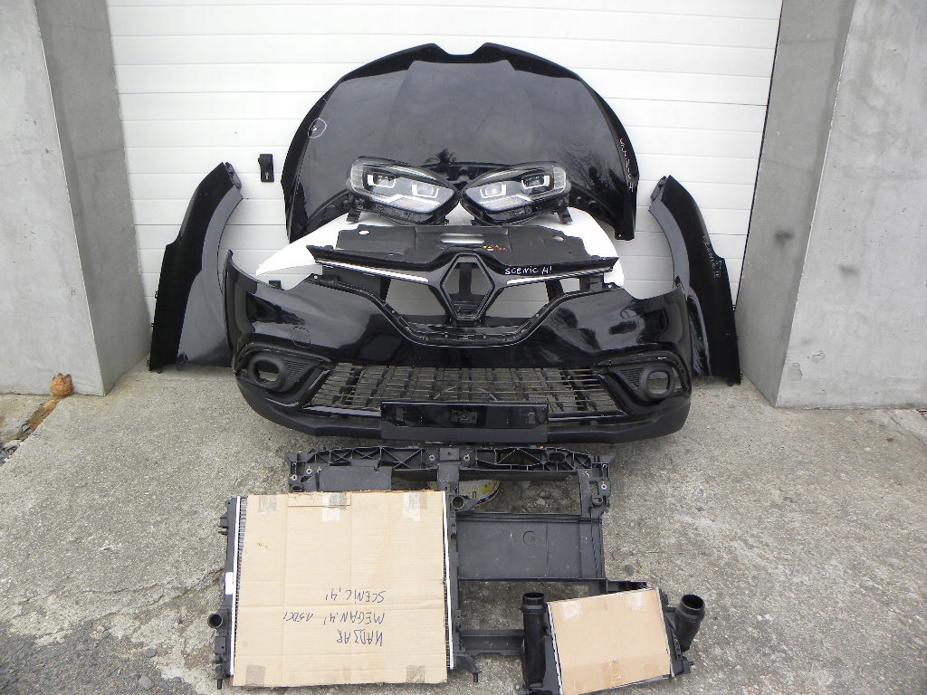 фото №1, Renault scenic iv капот, лампи full-led,zderzak