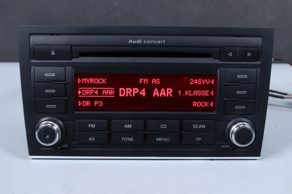 фото №1, Радіо заводський 2din audi concert audi a4 b6 b7 + kod