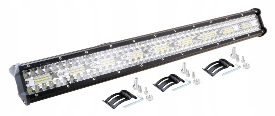 Купити Лампа робоча автомобільна 12v 24v протитуманна фара панель led 1080w 66cm 1026