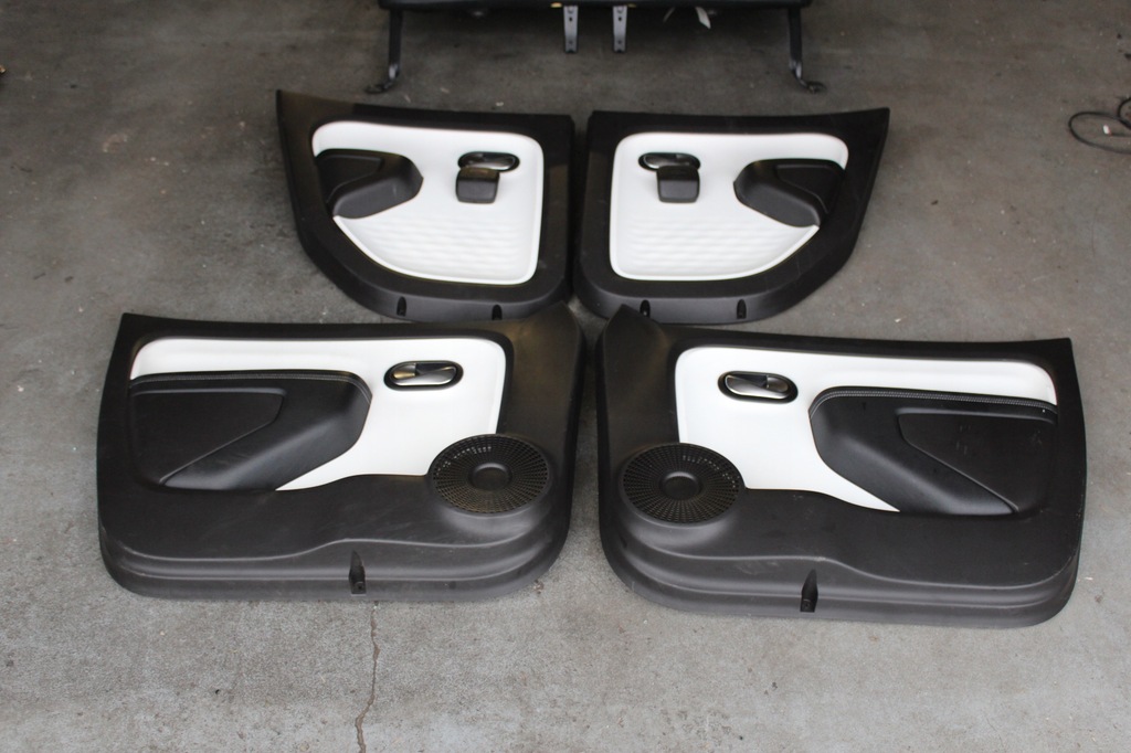 фото №6, Renault twingo iii lift сиденья заднее сиденье обшивки полукожа europa