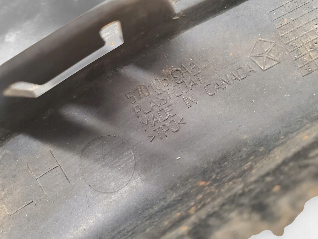 фото №6, Dodge durango iii 57010619aa левая сторона молдинг крыла заднего