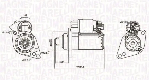 Стартер 063721294010 magneti marelli Ціна