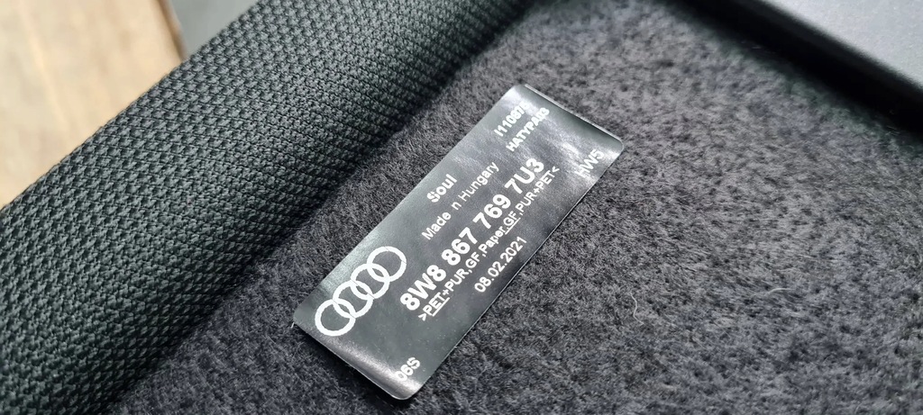 фото №15, S5 8w a5 lift полиця багажника czarna sportback 8w8867771 8w8867769