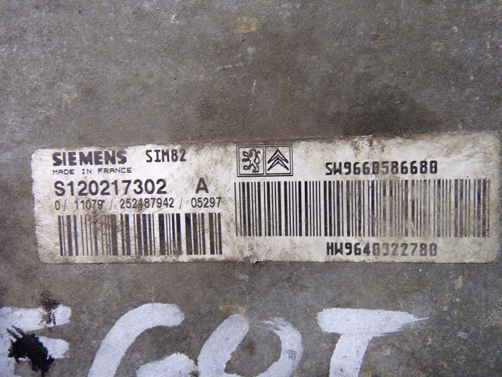 Citroen c2 peugeot 1007 бортовой компьютер блок управления двигателя s120217302a Недорого