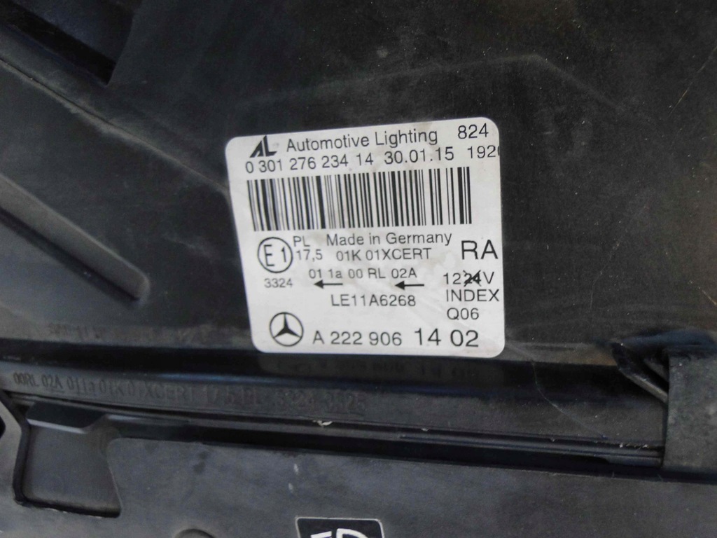 фото №12, Mercedes w222 222 лампа левая led ils ночь vision