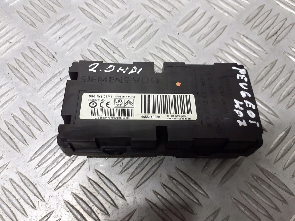 фото №1, Модуль тиску шин peugeot 407 9655140080