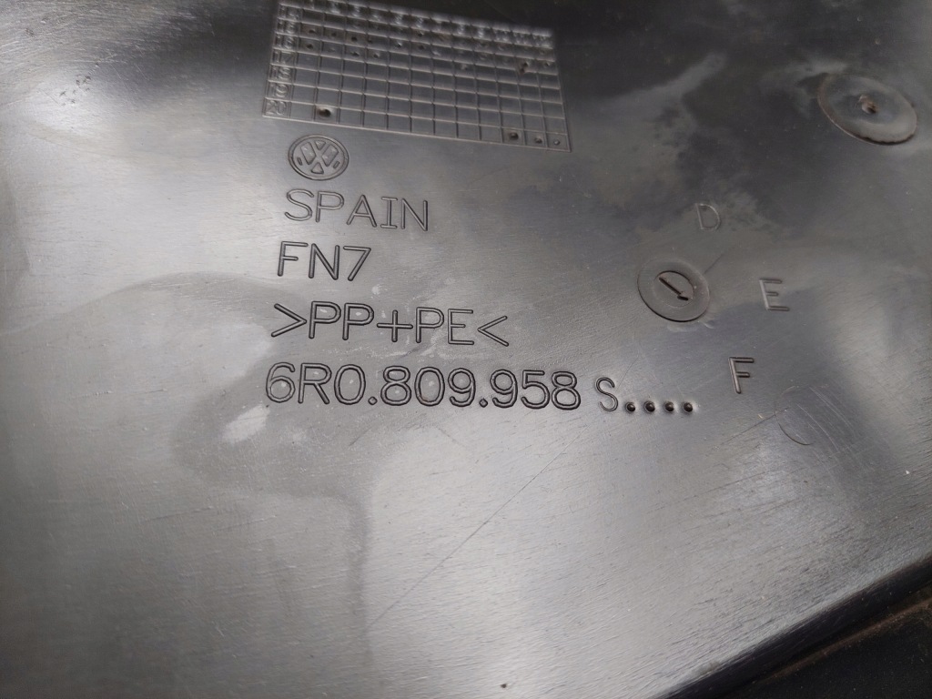 фото №6, Підкрилок - правий перед - vw polo v - 6r0 - 6c0 - 09-17 - nowe