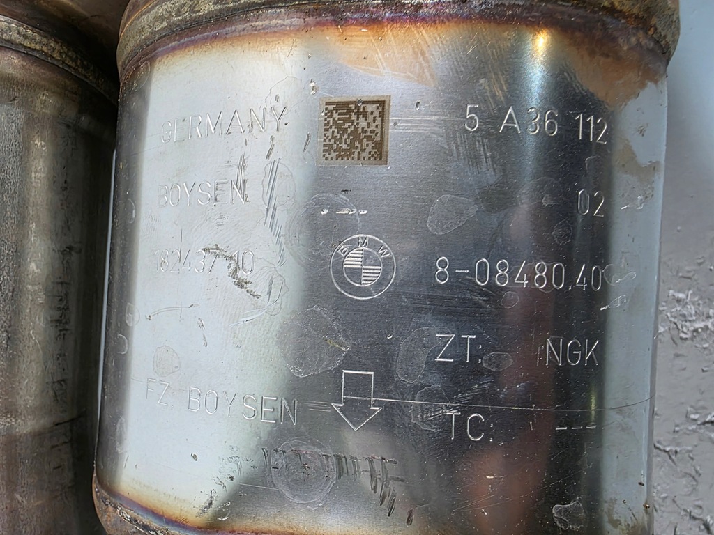 фото №10, Гаситель катализатор выхлоп bmw x5m f90 x6m f96 lci 7882911