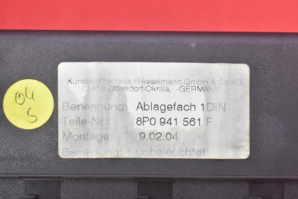 фото №7, Бардачок пасажира eu 8p0941561 audi a3 8p 03-05