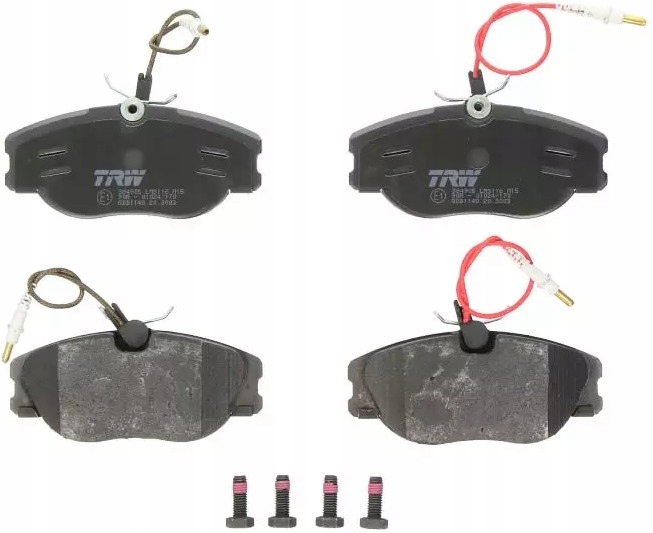 фото №1, Trw тормозные колодки тормозные перед citroen evasion jumpy